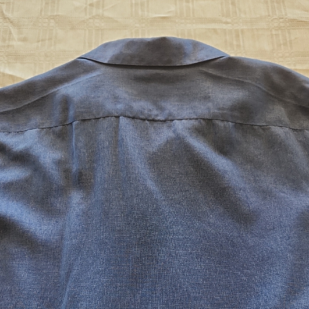 Bugatchi Blue Button Down Shirt - image 6